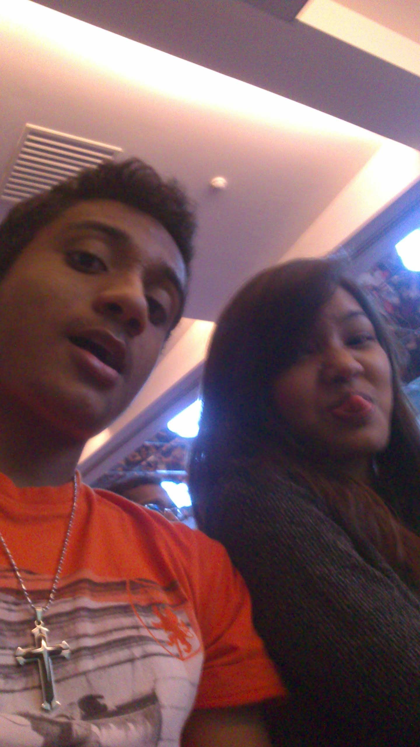 Still trying to sneak a selfie during sermon. Still created havoc hahah. - 2016